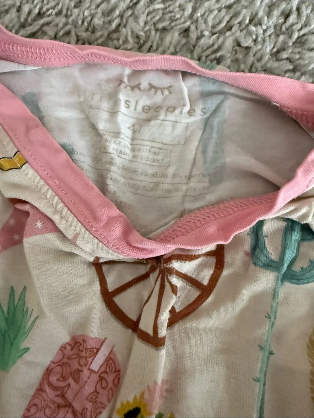 LITTLE SLEEPIES (4 set) long sleeve PJs. 3T and 4T